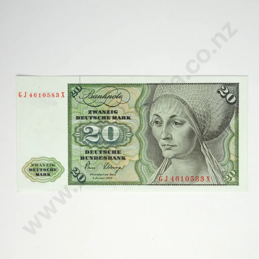 GERMANY 20 deutsche mark, 1980, UNC Image 1++
