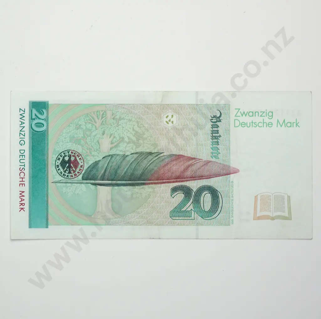 GERMANY 20 deutsche mark, 1993, A.UNC Image 1++