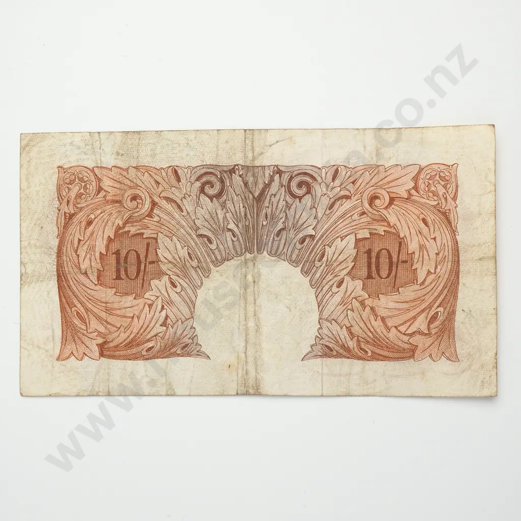 GREAT BRITAIN 10 shillings, 1949-1955, VF ( stains ) Image 1++