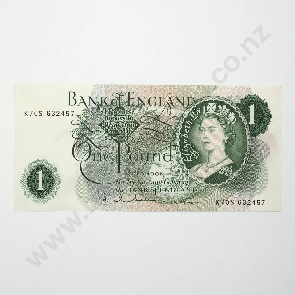GREAT BRITAIN 1 pound, 1962-1966, A.UNC Image 1++