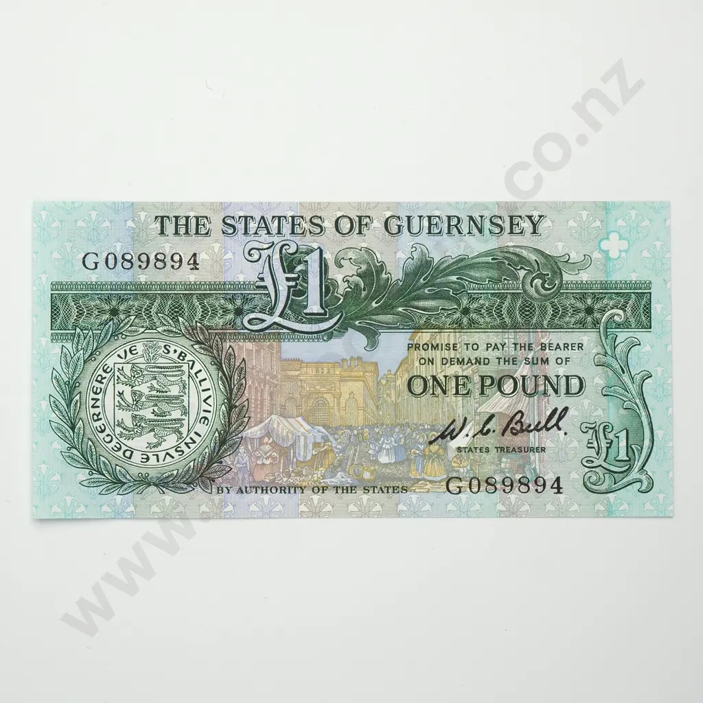 GUERNSEY 1 pound, 1980, UNC Image 1++