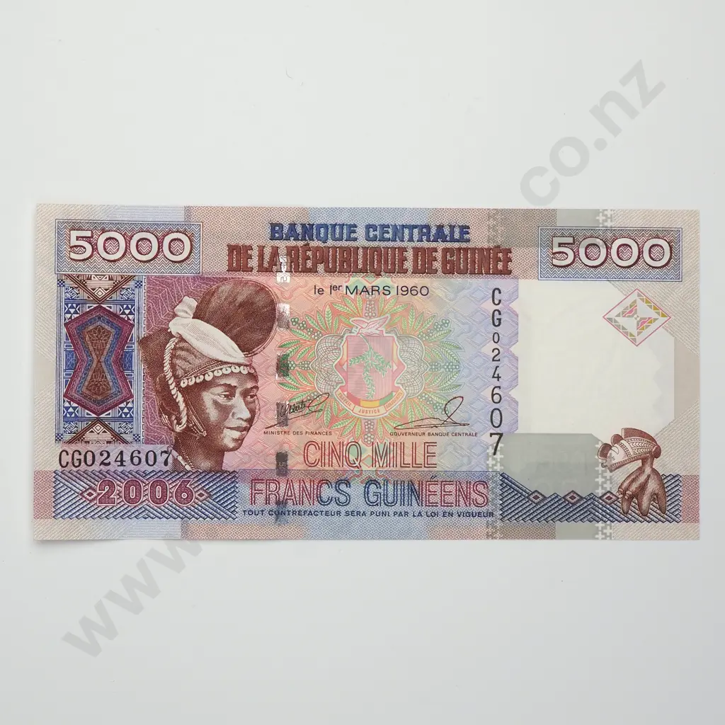 GUINEA 5000 francs, 2006, UNC Image 1++