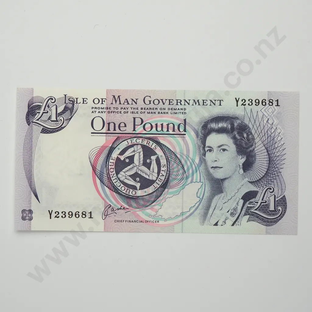 ISLE OF MAN 1 pound, 1983, UNC Image 1++