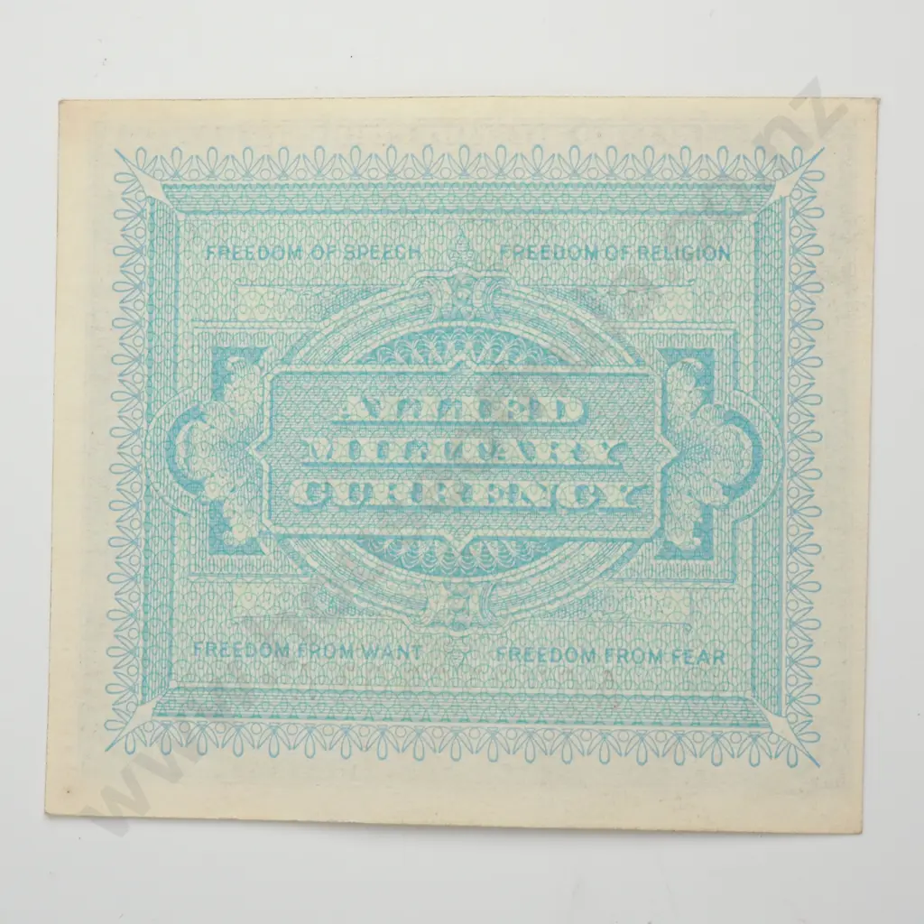 ITALY 10 lira military currency, 1943, UNC Image 1++