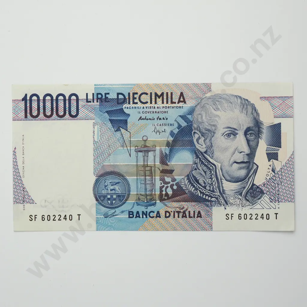 ITALY 10,000 lire, 1984, UNC Image 1++