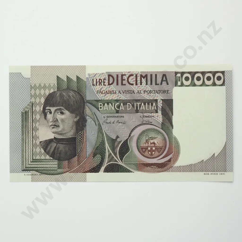 ITALY 10,000 lire, 1976, UNC Image 1++