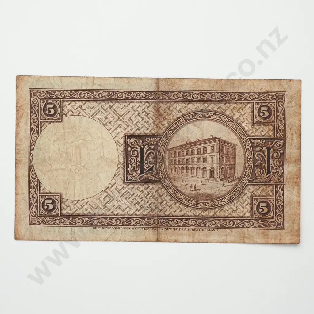 ICELAND 5 kronur, 1928, VG Image 1++