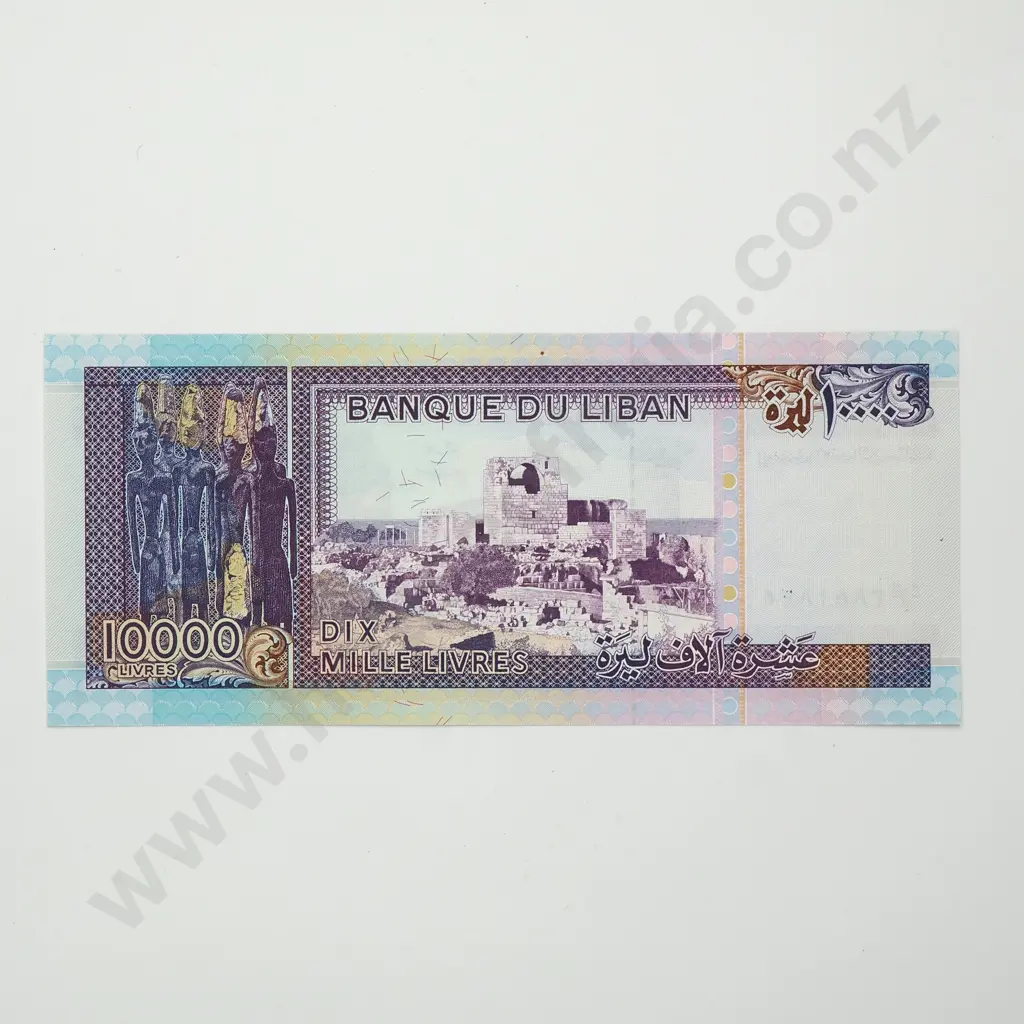 LEBANON 10,000 livres, 1993, UNC Image 1++