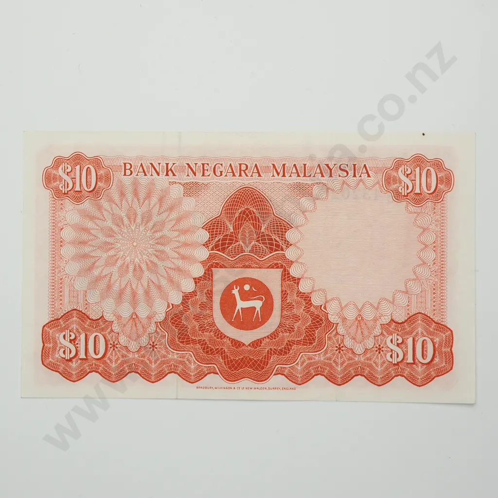 MALAYSIA 10 ringgit, 1967-1972, UNC Image 1++