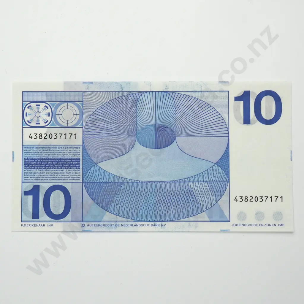 NETHERLANDS 10 gulden, 1968, UNC Image 1++