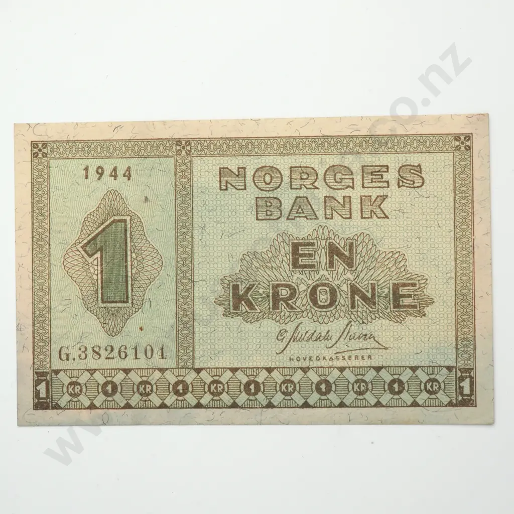NORWAY 1 krone, 1944, A.UNC Image 1++