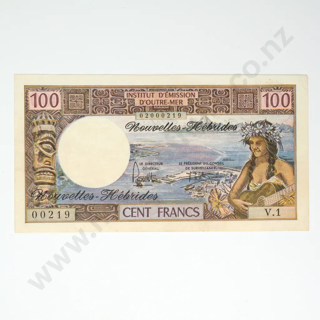 NEW HEBRIDES 100 francs Image 1++