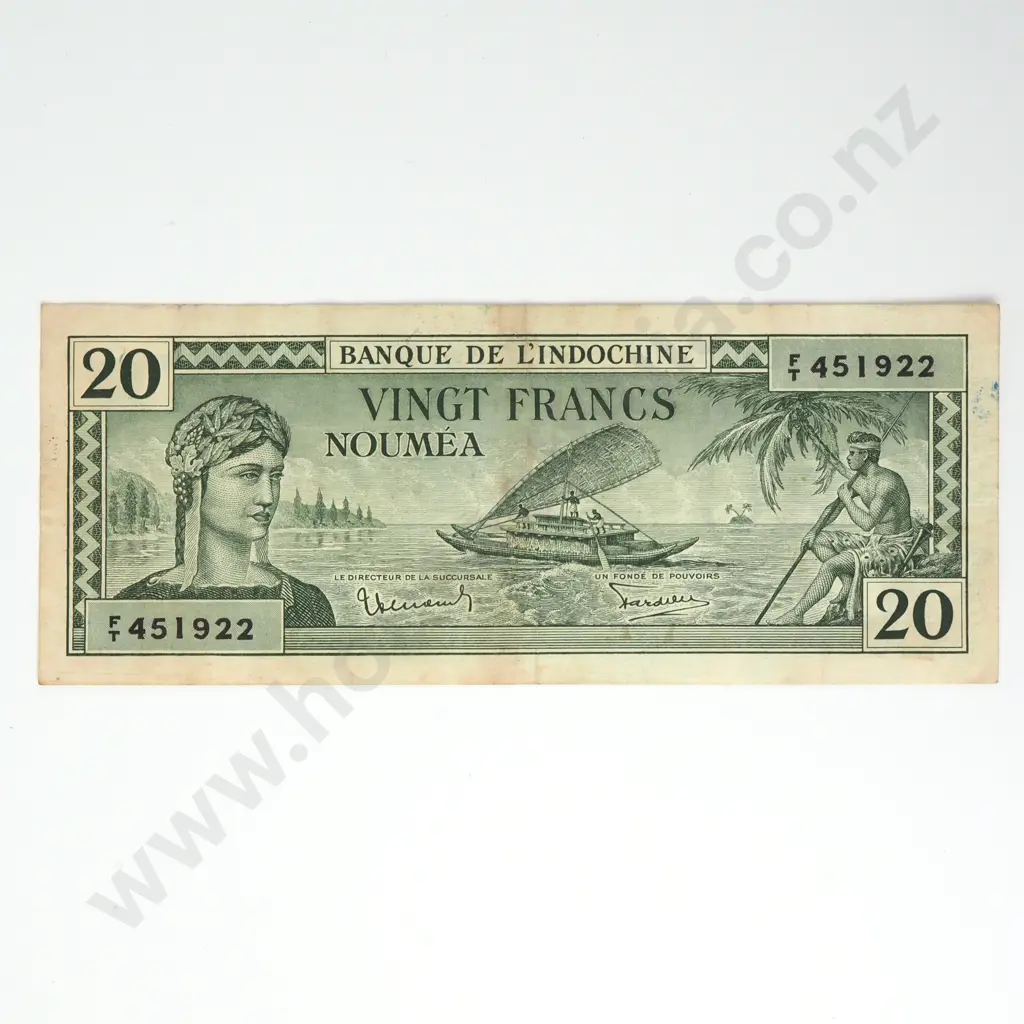 NEW CALEDONIA 20 francs Image 1++