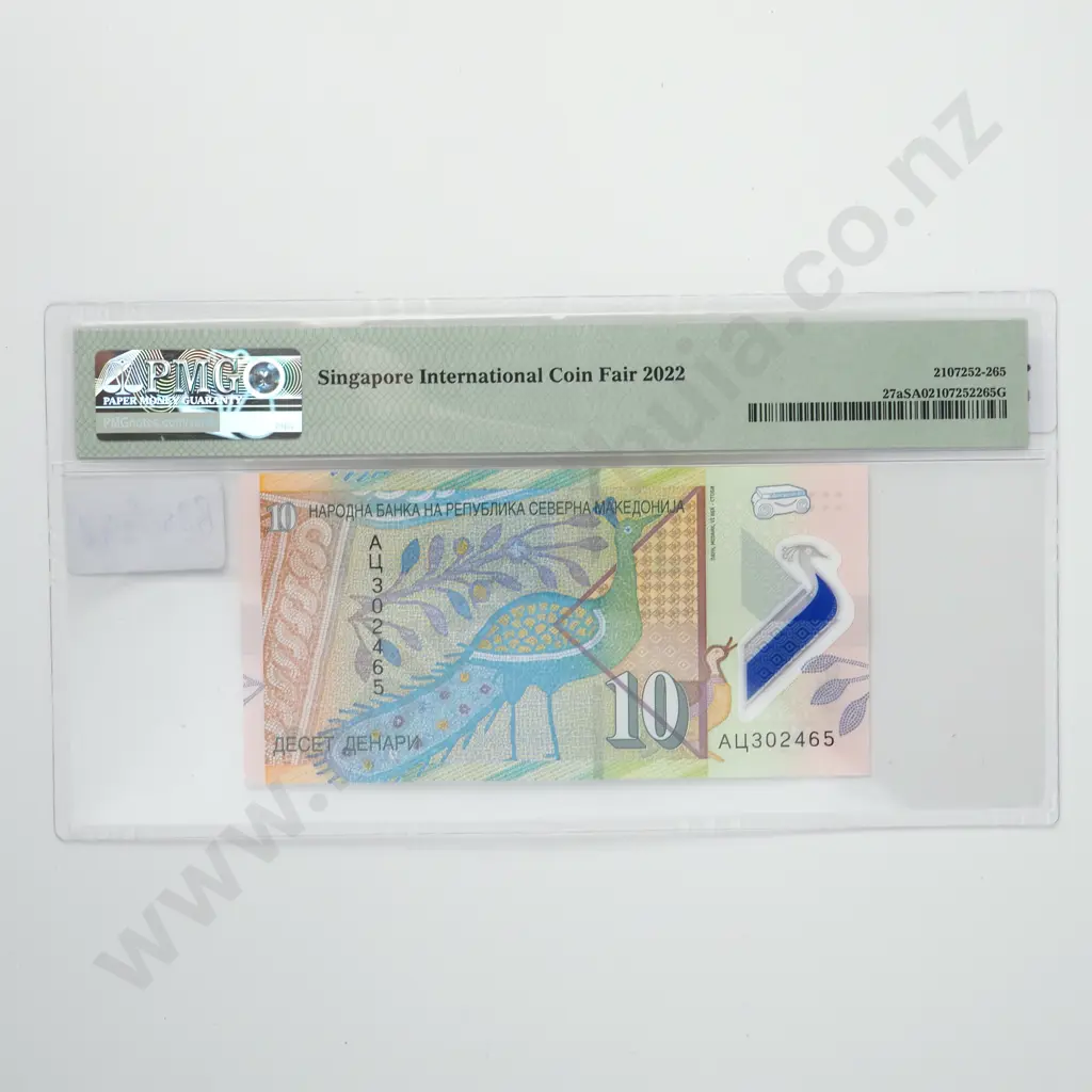 PCGS Slabbed - 2020 North Macedonia 10 Denari Image 1++