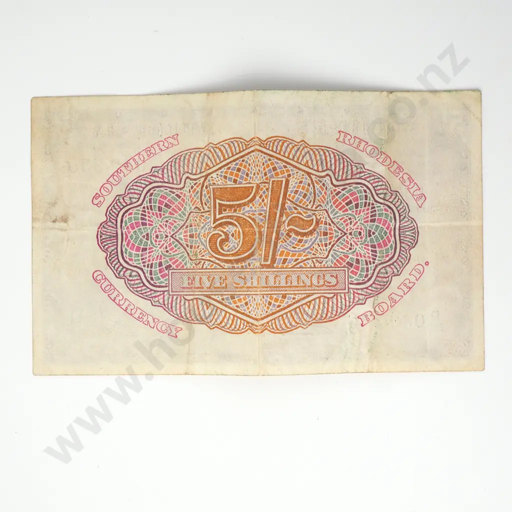 SOUTHERN RHODESIA 5 shillings, 1948, Better Grade Image 1++