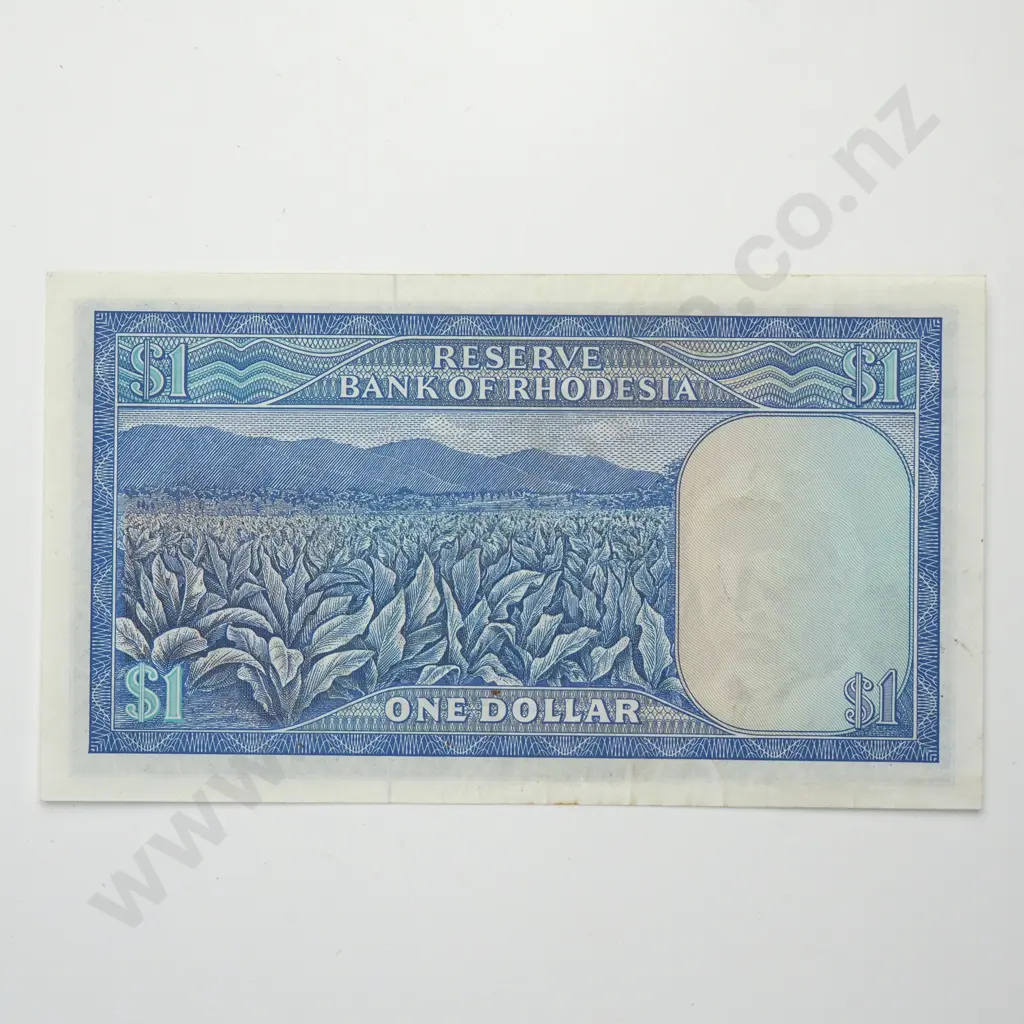 RHODESIA 1 dollar, 1974, EF Image 1++