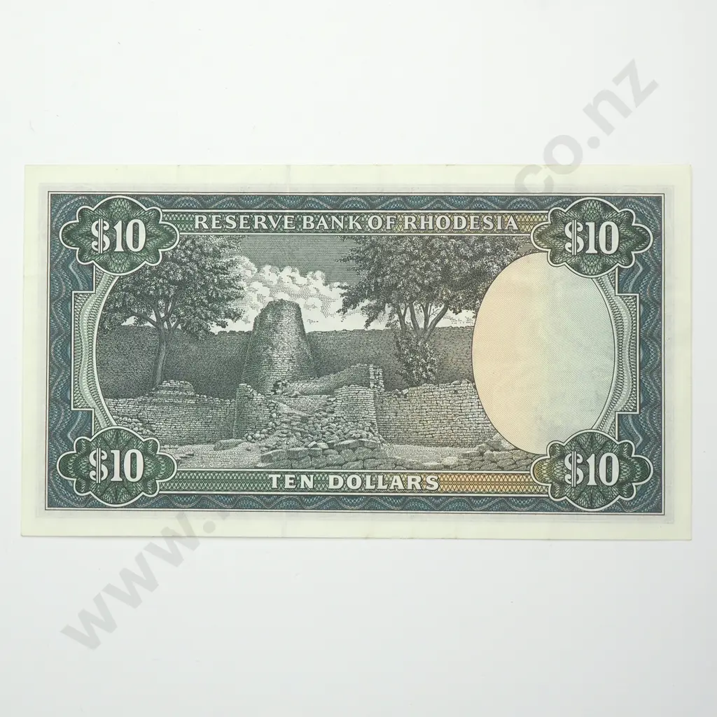 RHODESIA 10 dollars, 1979, EF Image 1++