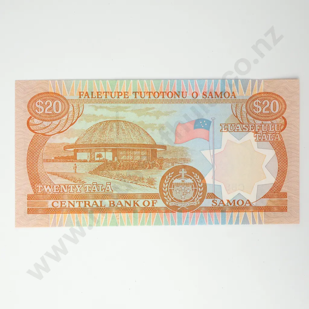 SAMOA 20 dollars, 2002, AUNC Image 1++