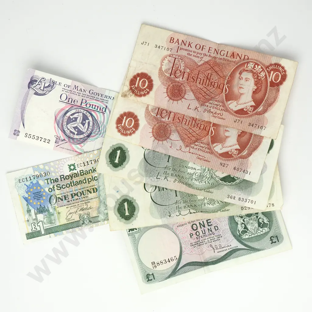 UNITED KINGDOM Assorted lot of notes Image 1++