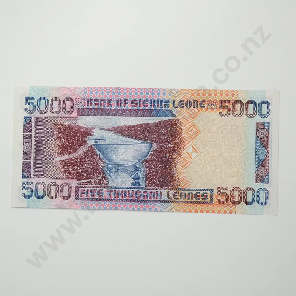 SIERRA LEONE 5000 leones, 2002, UNC Image 1++