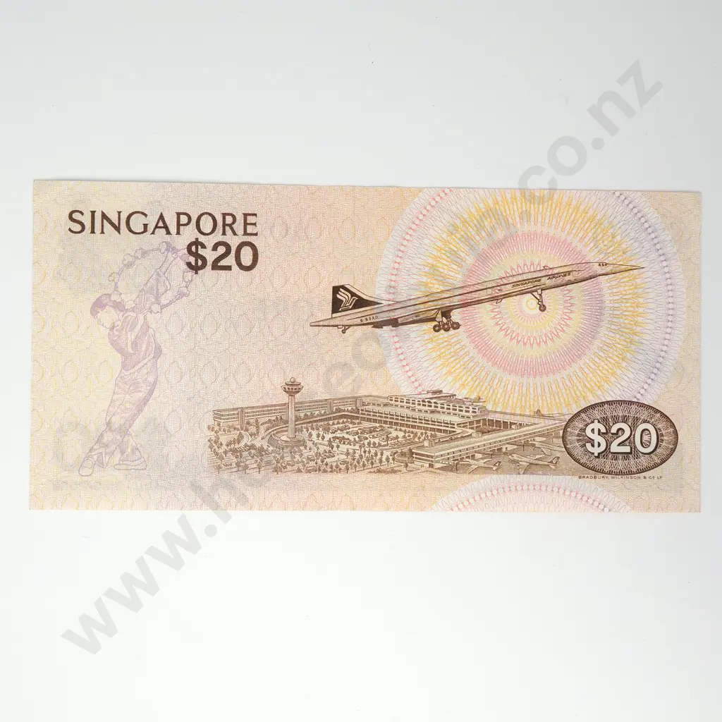 SINGAPORE 20 dollars, N.D. (1979), A.UNC Image 1++
