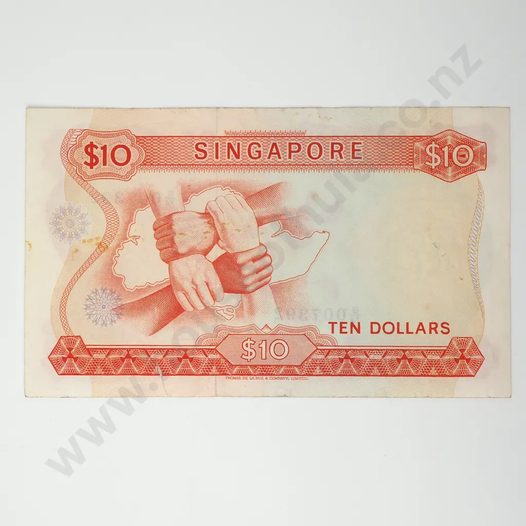 SINGAPORE 10 dollars Image 1++