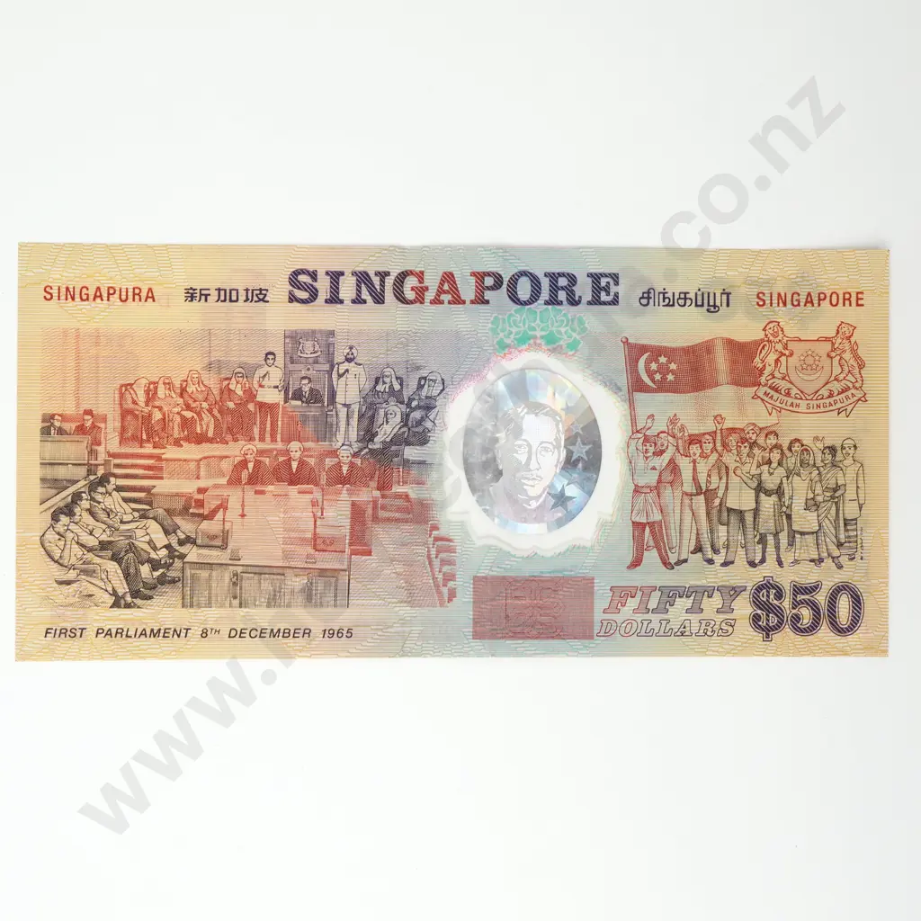 SINGAPORE 50 dollars Image 1++