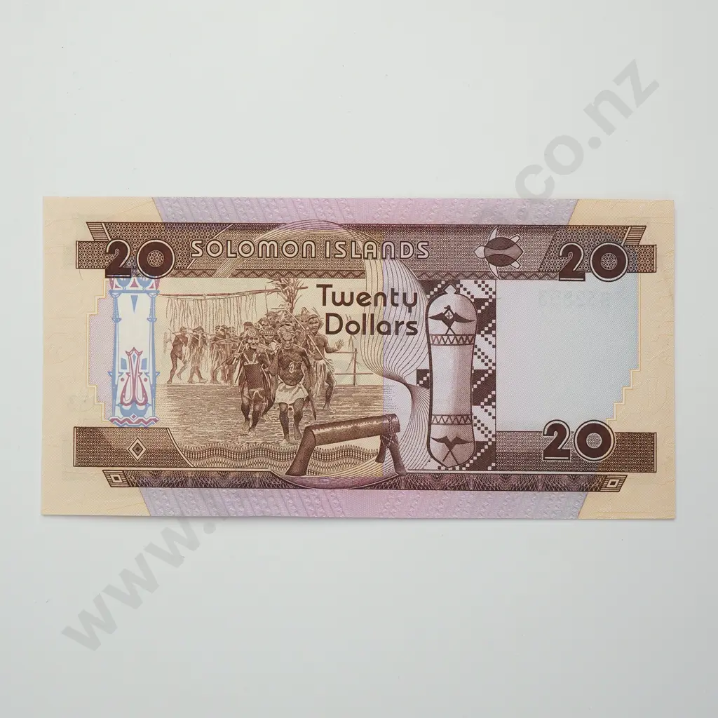 SOLOMON ISLANDS 20 dollars, 1986, UNC Image 1++