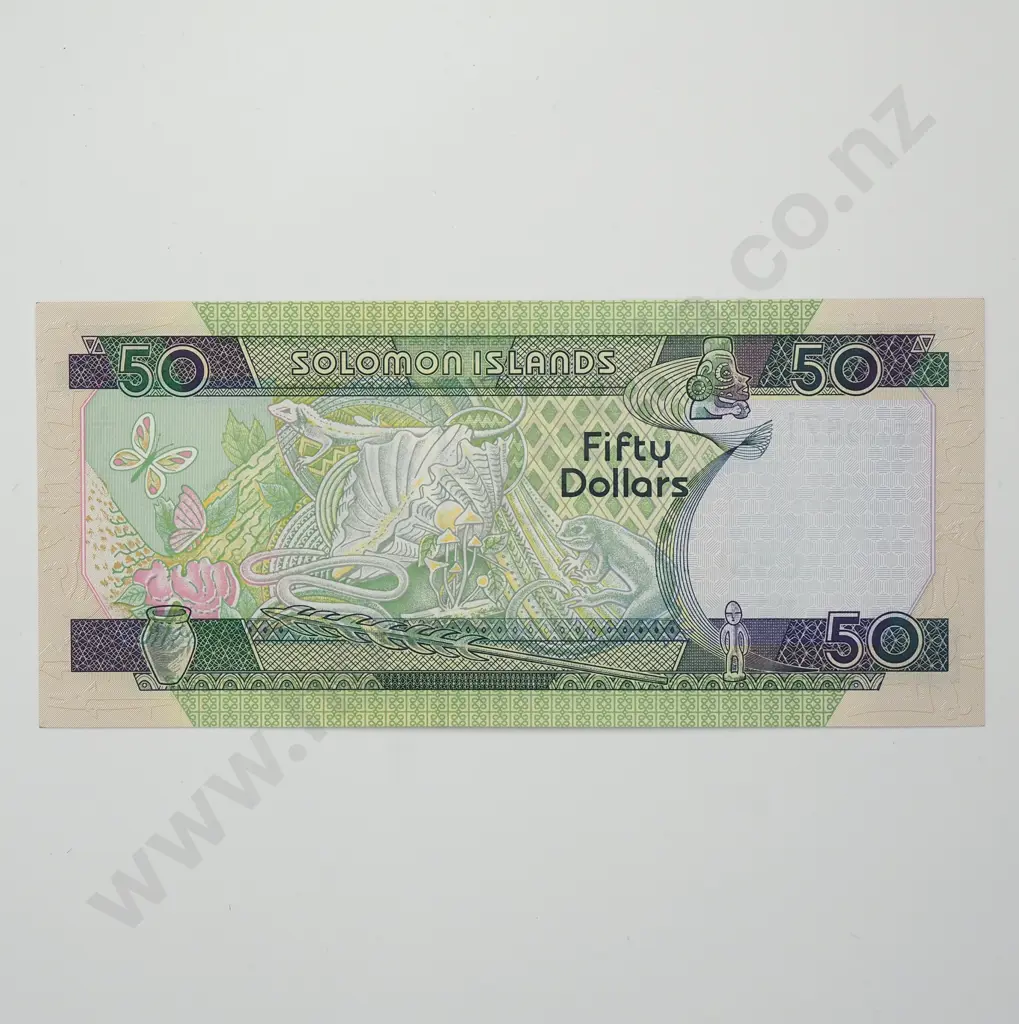 SOLOMON ISLANDS 50 dollars, 2001, UNC Image 1++