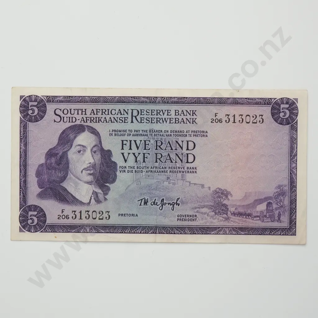 SOUTH AFRICA 5 rand, 1967-1974, VF Image 1++