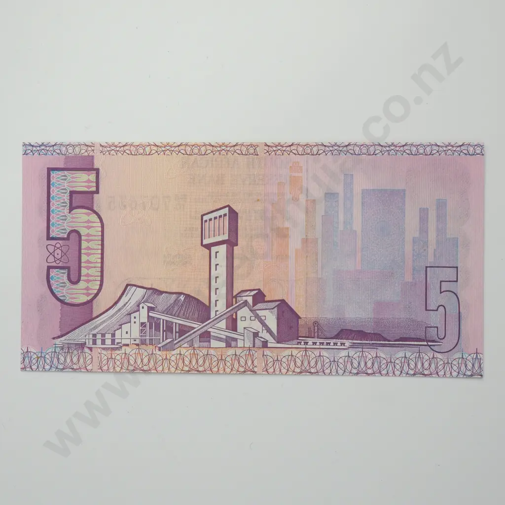 SOUTH AFRICA 5 rand, 1981-1989, UNC Image 1++