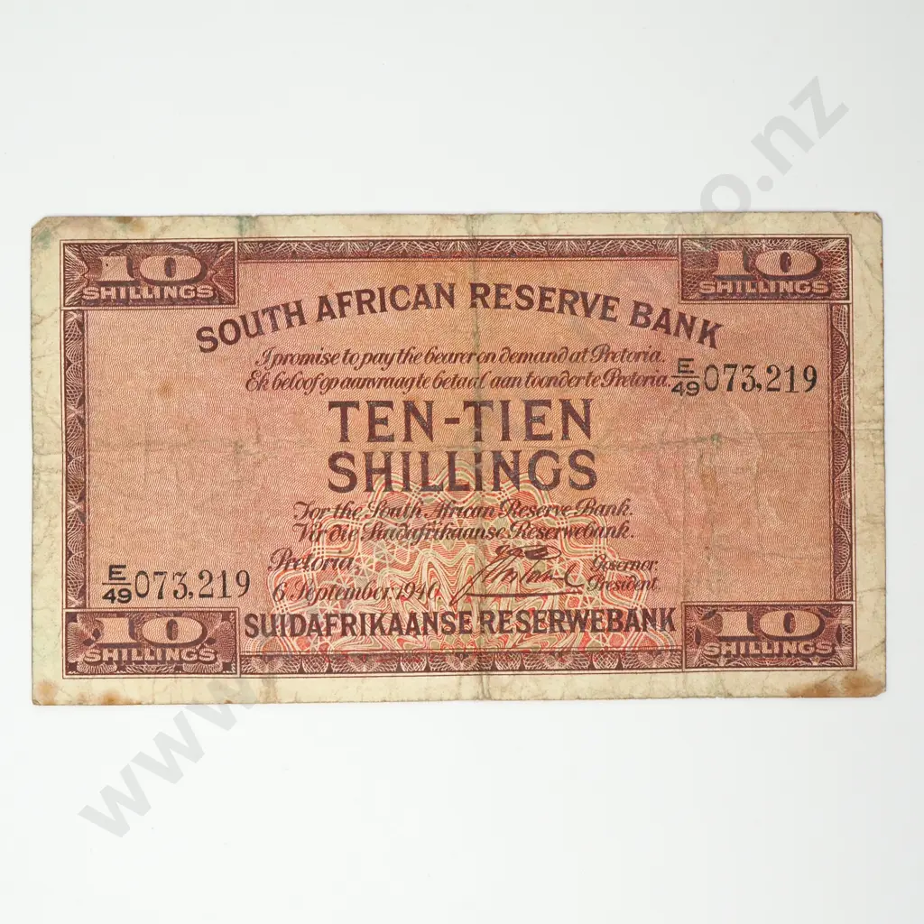 SOUTH AFRICA 10 shillings, 1940 Image 1++