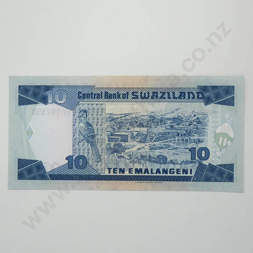 SWAZILAND 10 emalangeni, 1995, UNC Image 1++