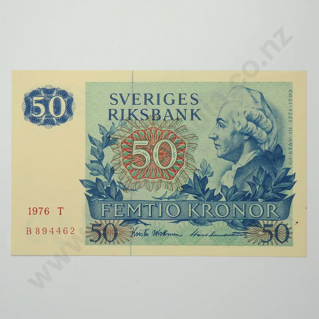 SWEDEN 50 kronor, 1976, UNC Image 1++