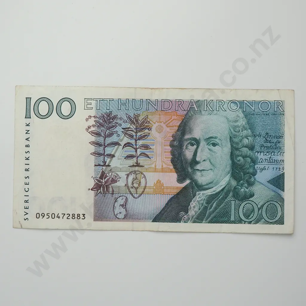SWEDEN 100 kronor, 2001, VF Image 1++