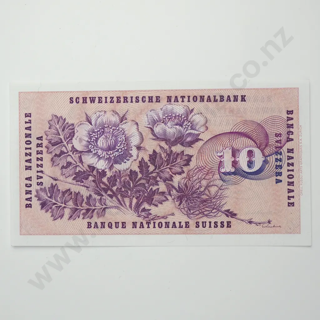 SWITZERLAND 10 francs, 1971, UNC Image 1++