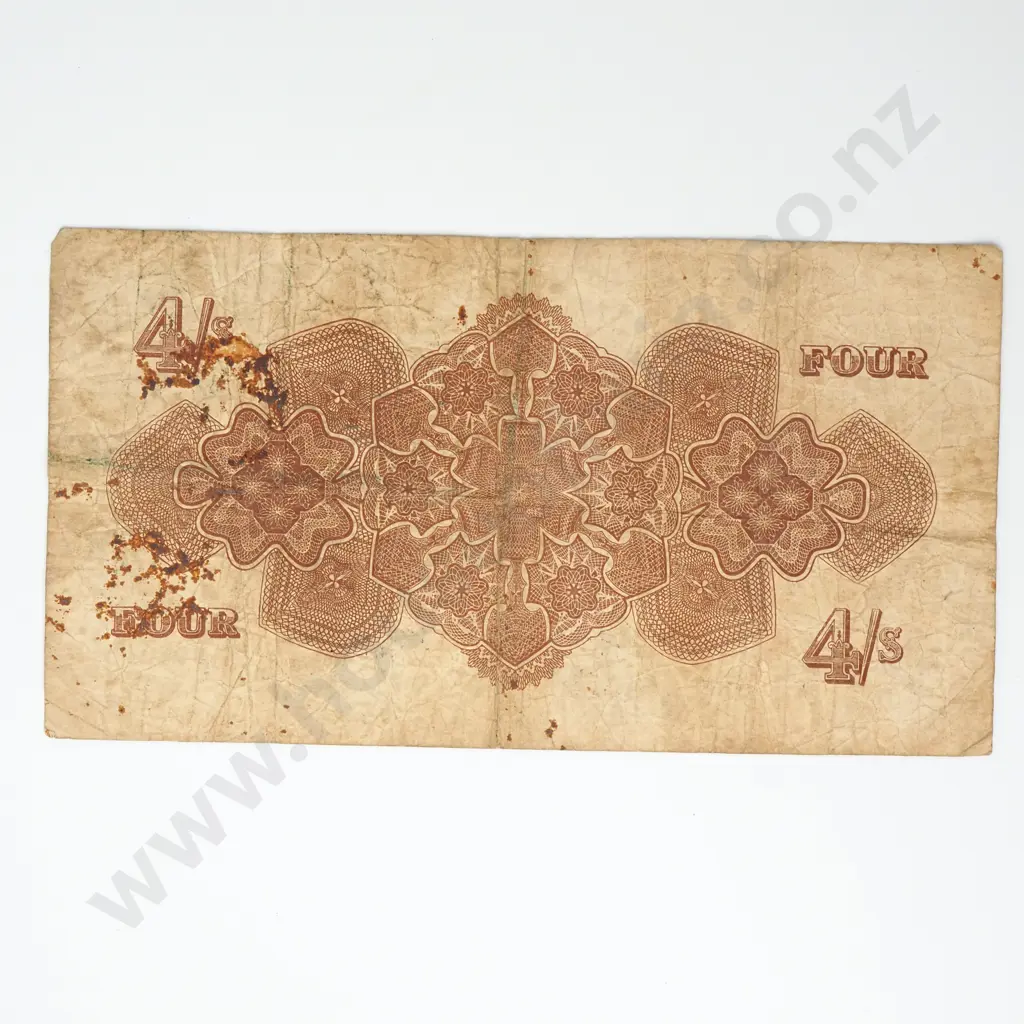 TONGA 4 shillings, 1958 Image 1++
