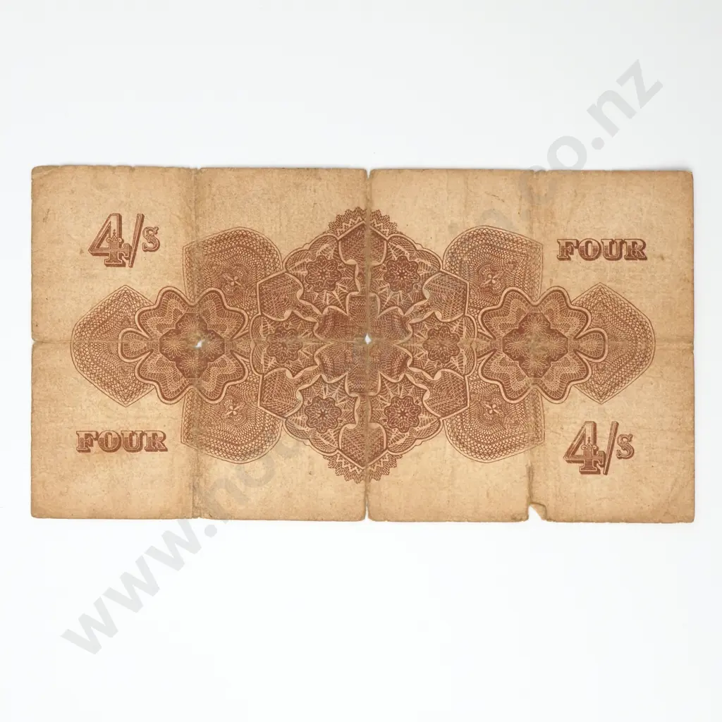 TONGA 4 shillings, 1945 Image 1++