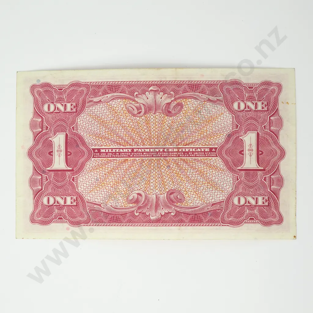 UNITED STATES 1 dollar Military Payment Certificate, series 641 ( 1965 ), EF Image 1++