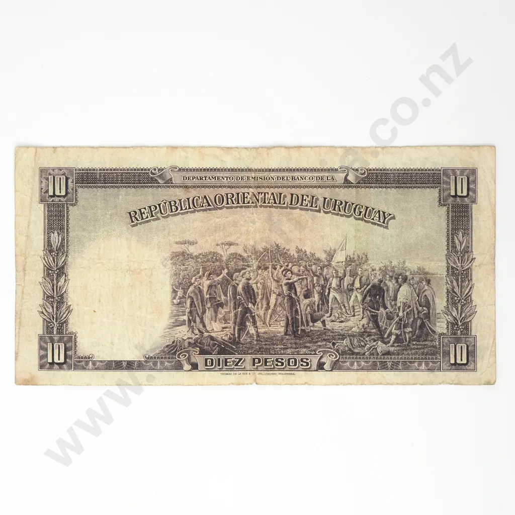 URUGUAY 10 pesos, 1935, F Image 1++