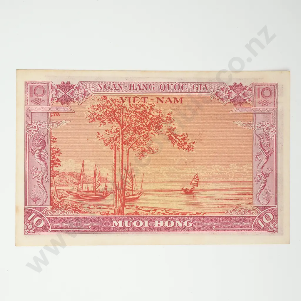 VIETNAM ( SOUTH ) 10 dong, 1955, A.UNC Image 1++