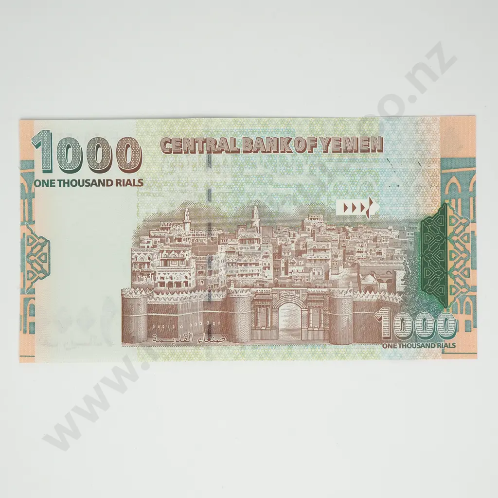 YEMEN 1000 rials, 1998, UNC Image 1++