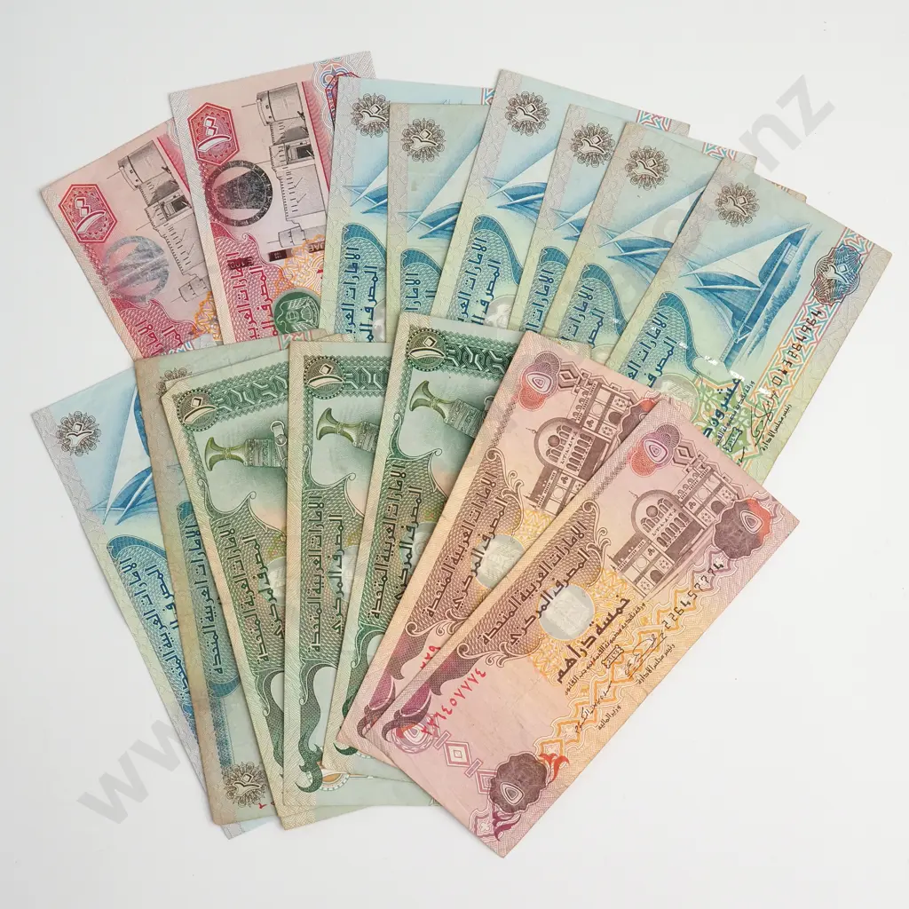 UNITED ARAB EMIRATES 410 dirhams, approximately NZD $189 Image 1++