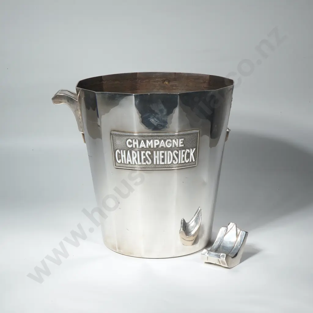 Charles Heidsieck Champagne Bucket. Marked Argit Made in France Image 1++