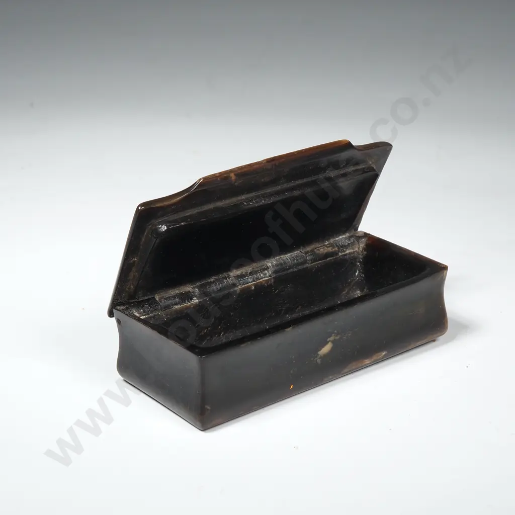 Vintage Bone Snuff Box Image 1++