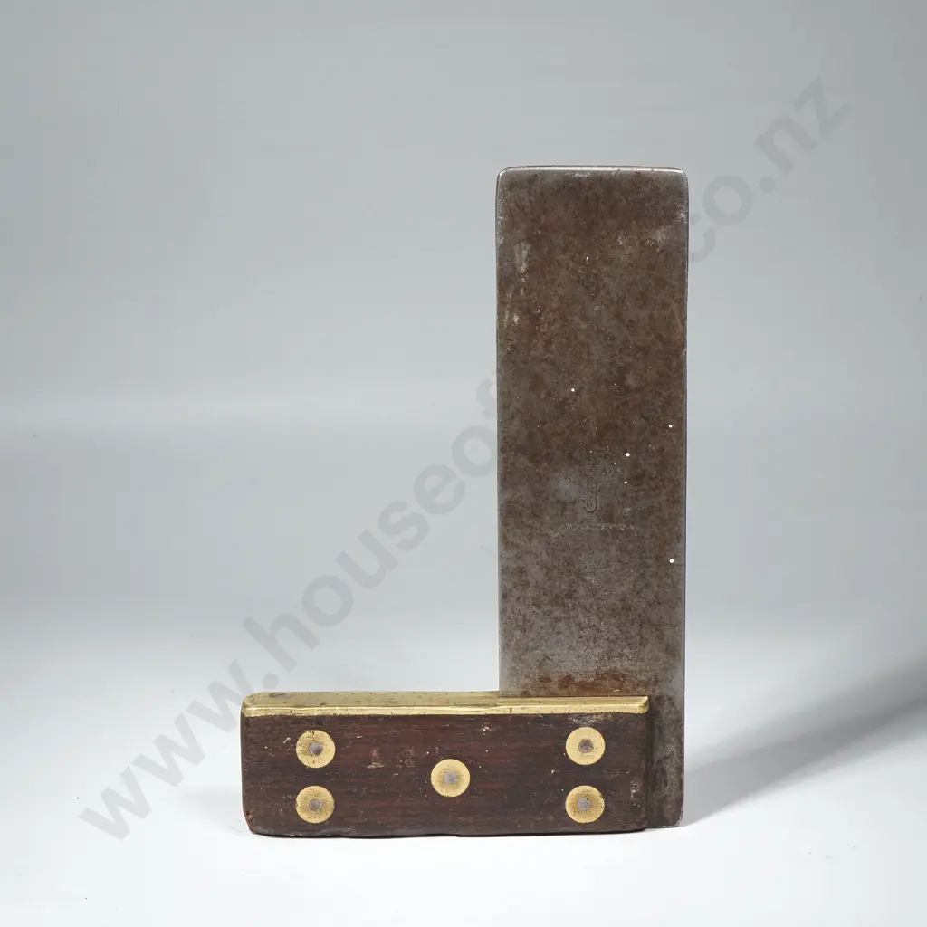 Vintage Marples Rosewood & 'brass Carpenters Try Square Image 1++