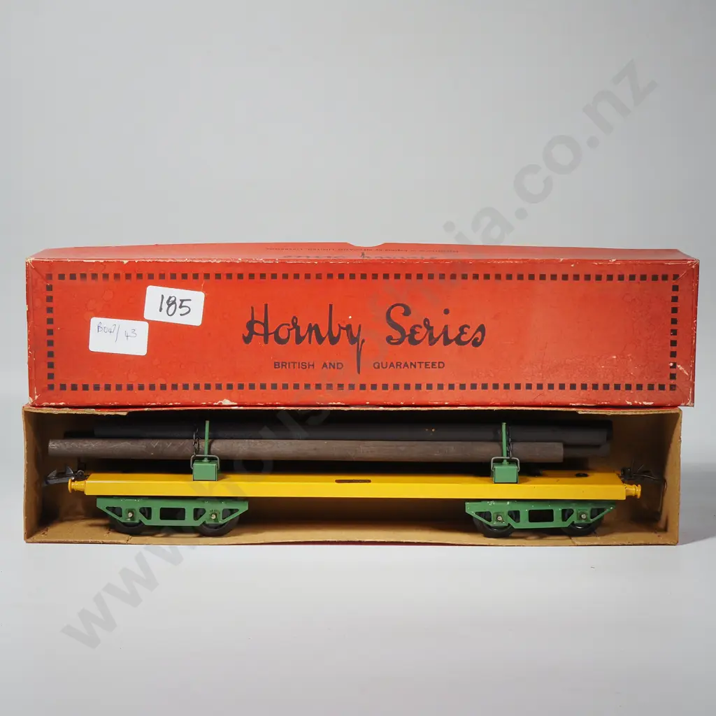 Hornby Gauge 0 Lumber Wagon No 2 in Original Box Image 1++