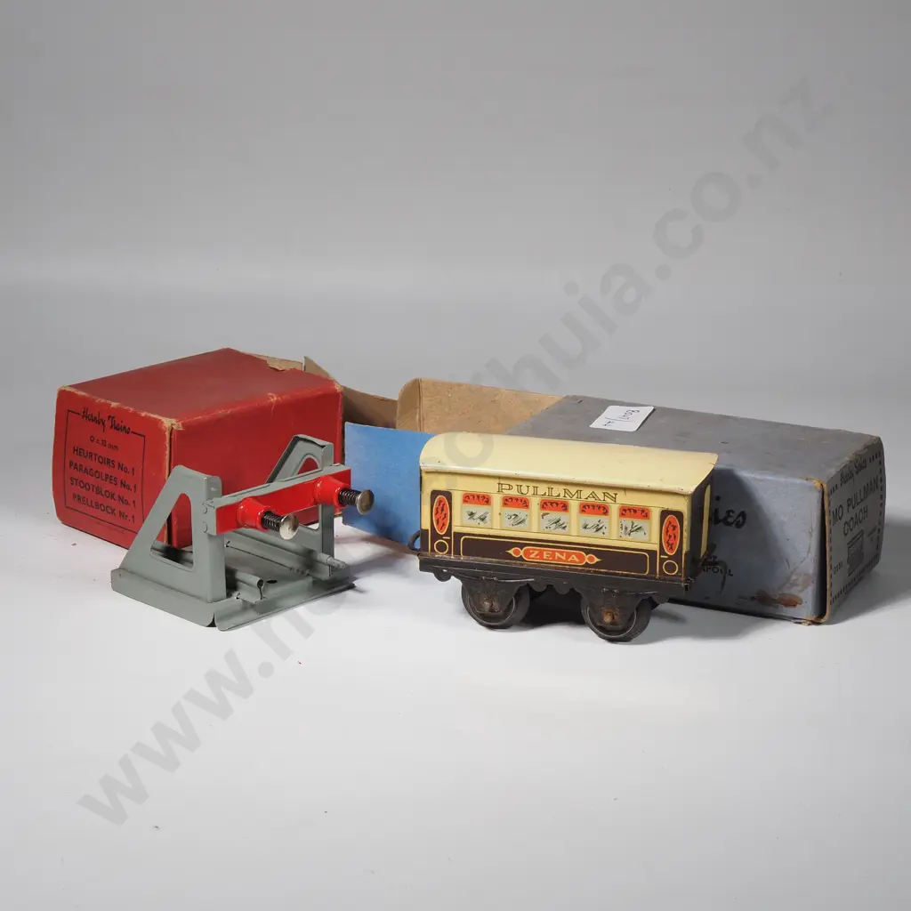 Hornby Gauge 0 No1 Buffer Stop & MO Pullman Coach in Original Boxes Image 1++