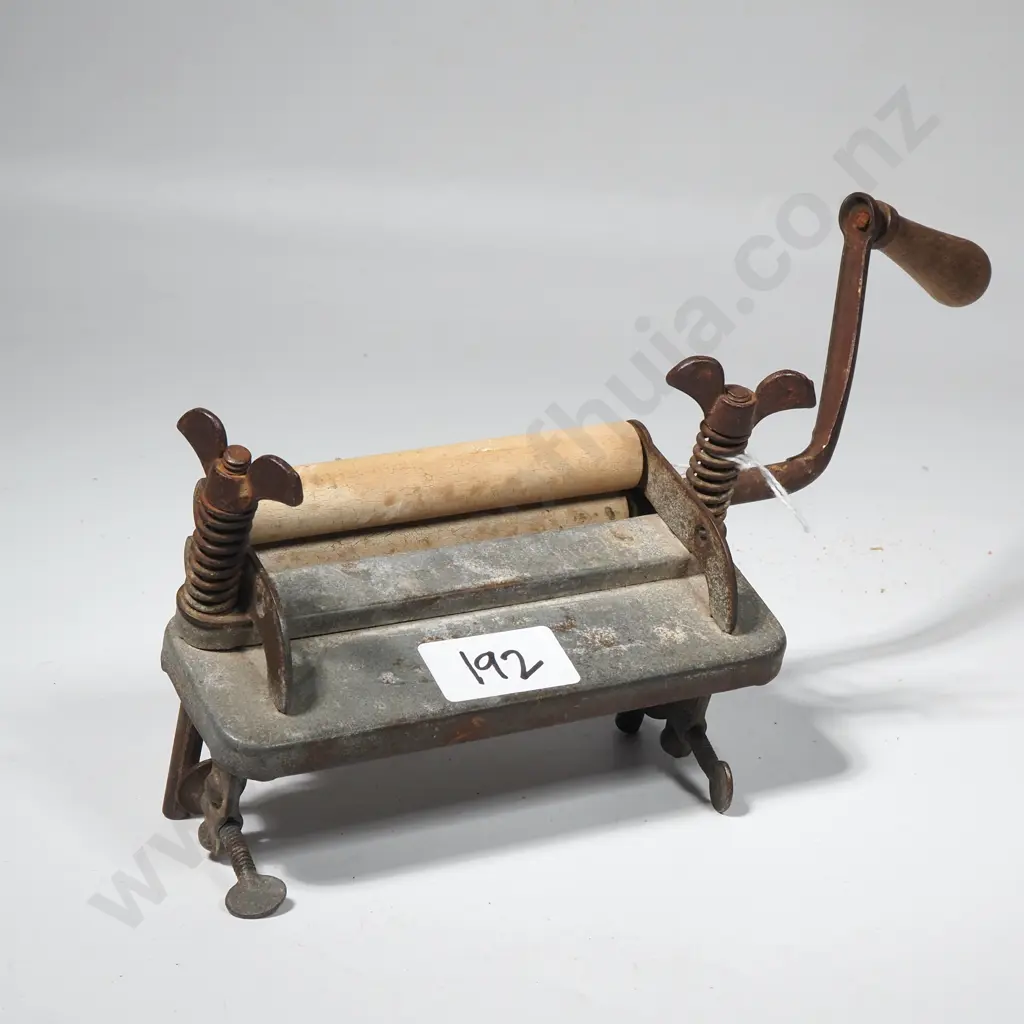 Miniature Mangle, Possibly from a Child's Sewing Machine Image 1++