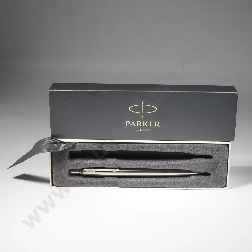 Parker Silver Tone Mechanical Pencil In Box Image 1++